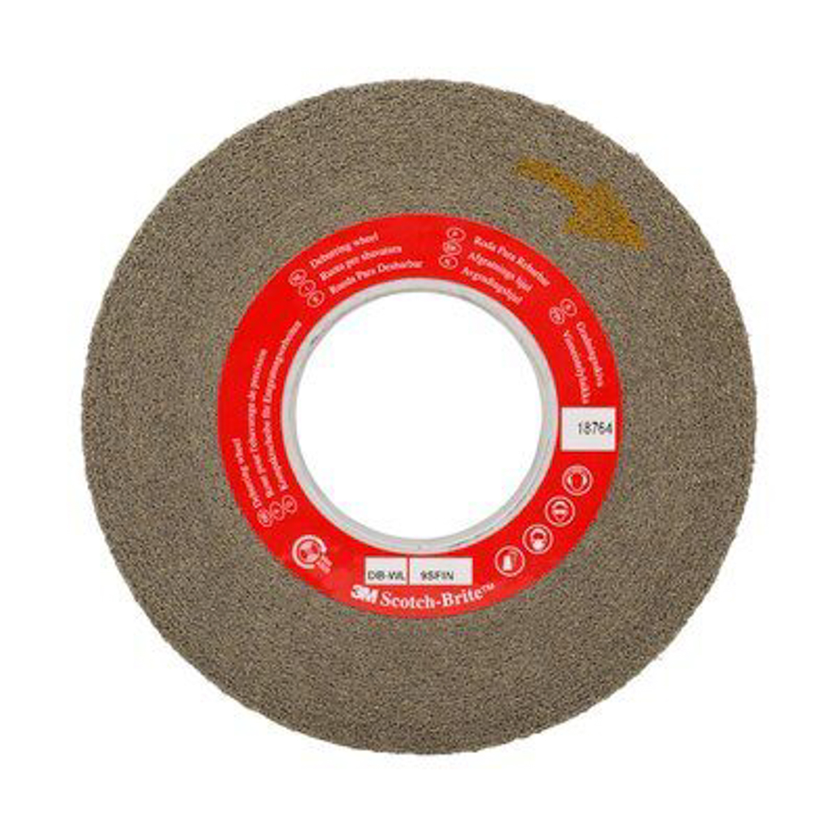 3M Silicon Carbide Deburring & Finishing Wheel, 203mm Diameter, Very Fine