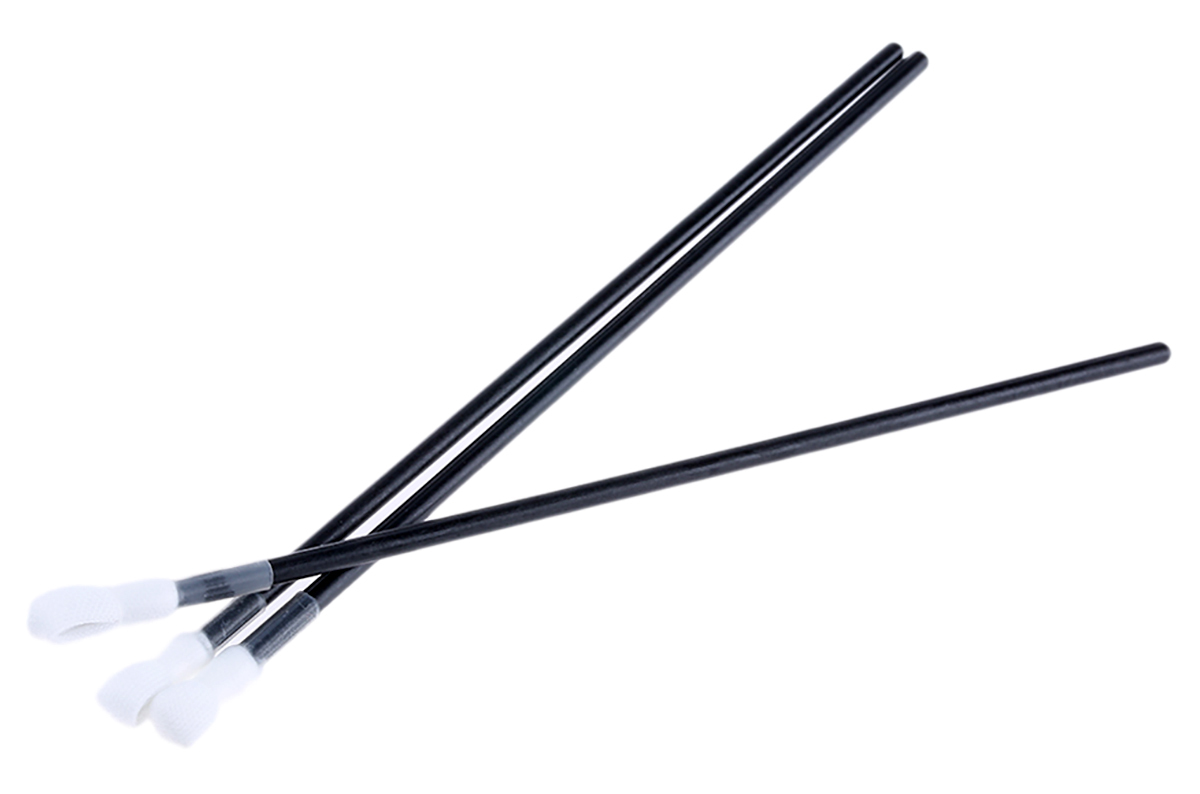 Chemtronics PET Cotton Bud & Swab, Glass Fibre Reinforced Nylon Handle, For use with Clean Room, Length 159mm, Pack of