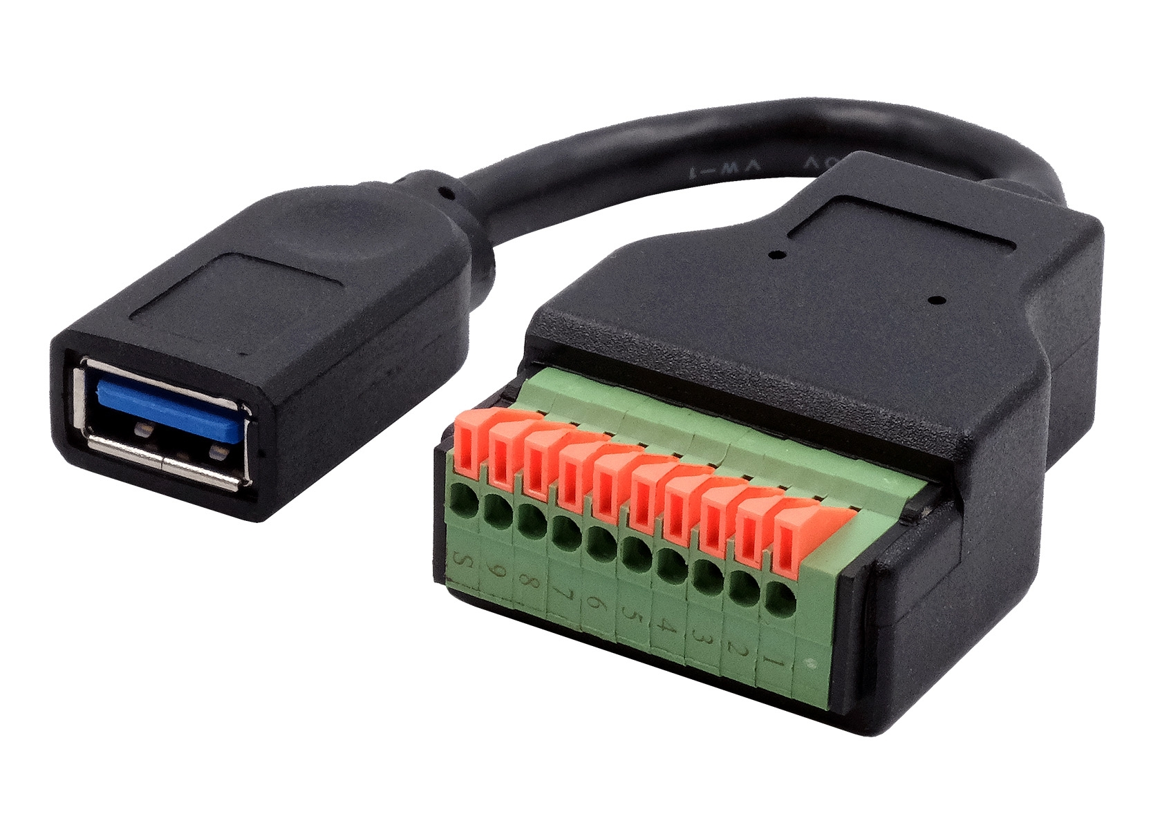 Exsys Terminal Block USB A Female Interface Adapter