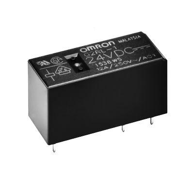 Omron PCB Mount Non-Latching Relay, 12V dc Coil, 12A Switching Current, SPDT