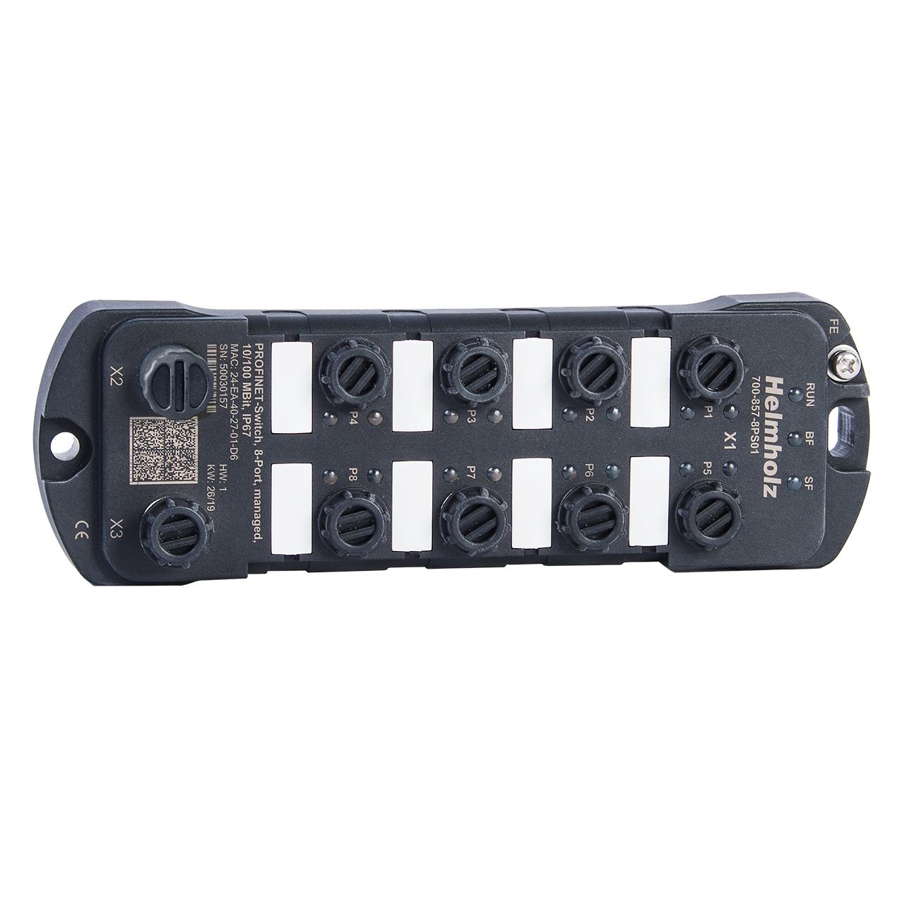 Helmholz GmbH & Co. KG 700-857-8PS01, Managed 8 Port Ethernet Switch