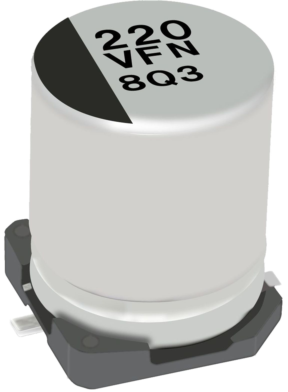 Panasonic 100μF Aluminium Electrolytic Capacitor 16V dc, Surface Mount - EEEFN1C101UR