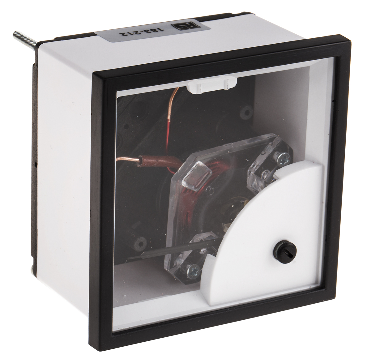 HOBUT D72SD Analogue Panel Ammeter 0/5/30A AC, 72mm x 72mm Moving Iron