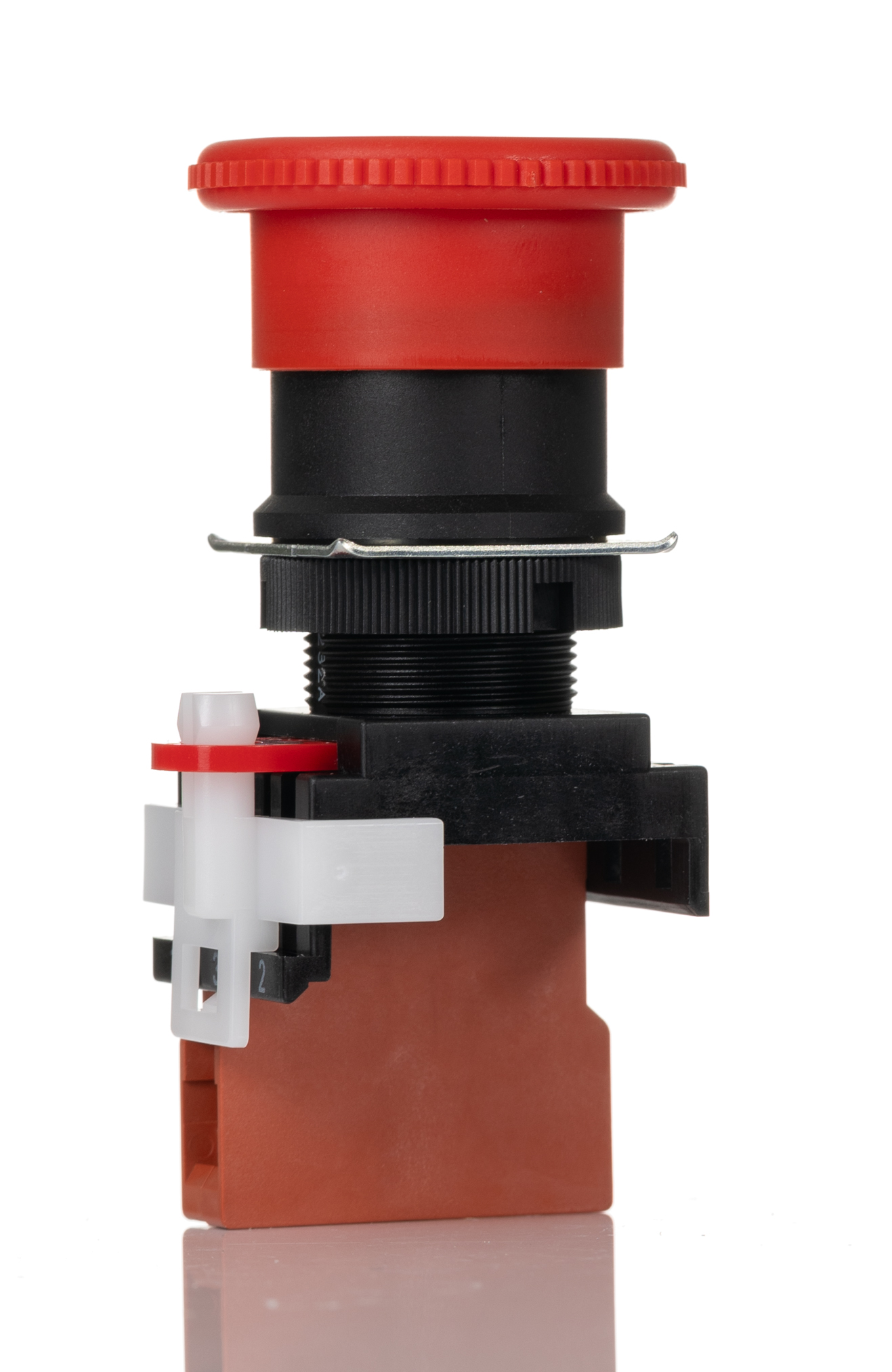 Omron A22E Series Twist Release Emergency Stop Push Button, Panel Mount, 22mm Cutout, 1NC, IP65