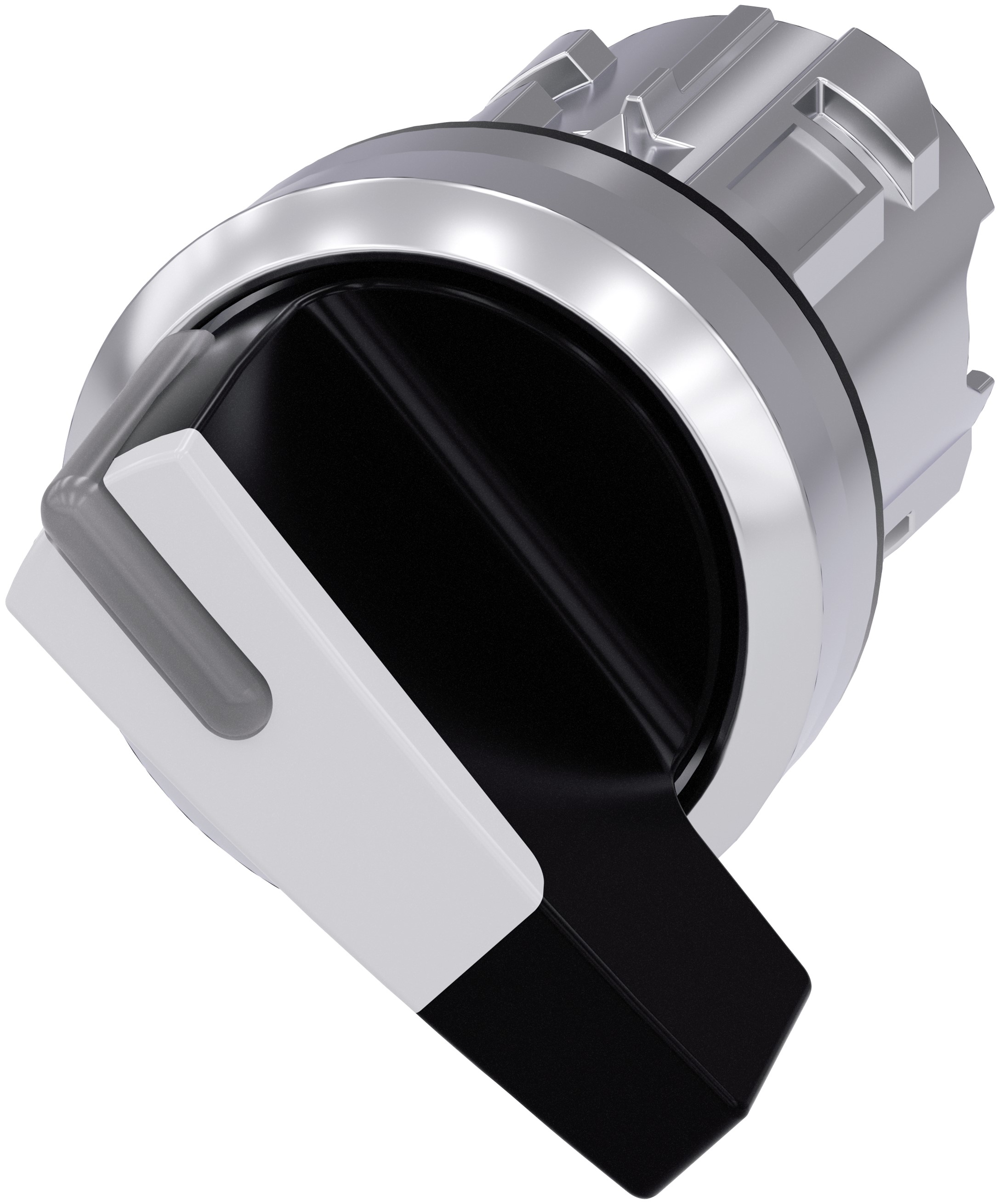 Siemens SIRIUS ACT 3SU10 Series 2 Position Selector Switch Head, 22mm Cutout, Black Handle