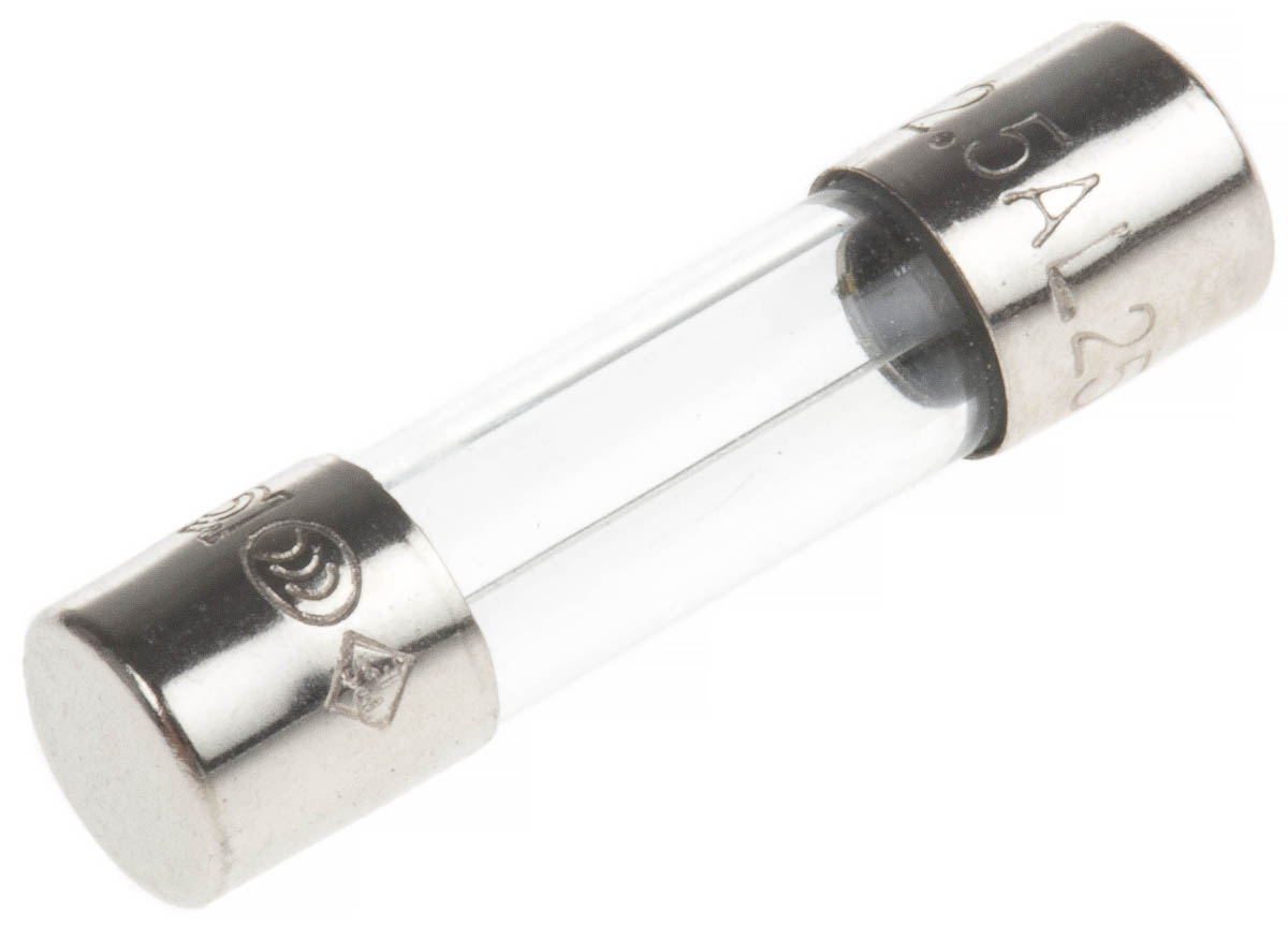 Littelfuse 2.5A T Glass Cartridge Fuse, 5 x 20mm