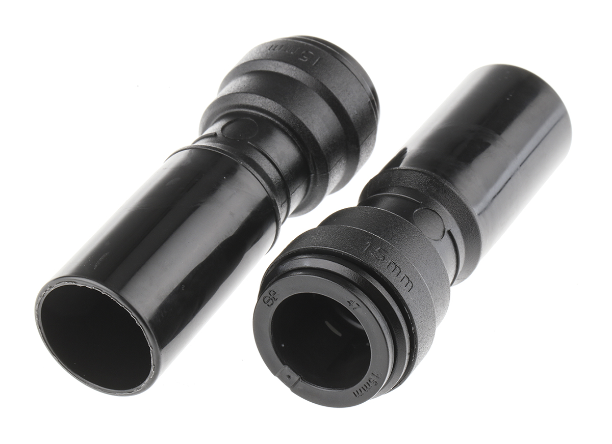 JG Speedfit Plastic Pipe Fitting, Straight Push Fit Reducer, 22 x 15mm