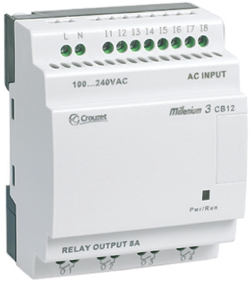 Crouzet Millenium 3 Series Logic Module, 24 V dc Supply, Relay Output, 8-Input, Digital Input