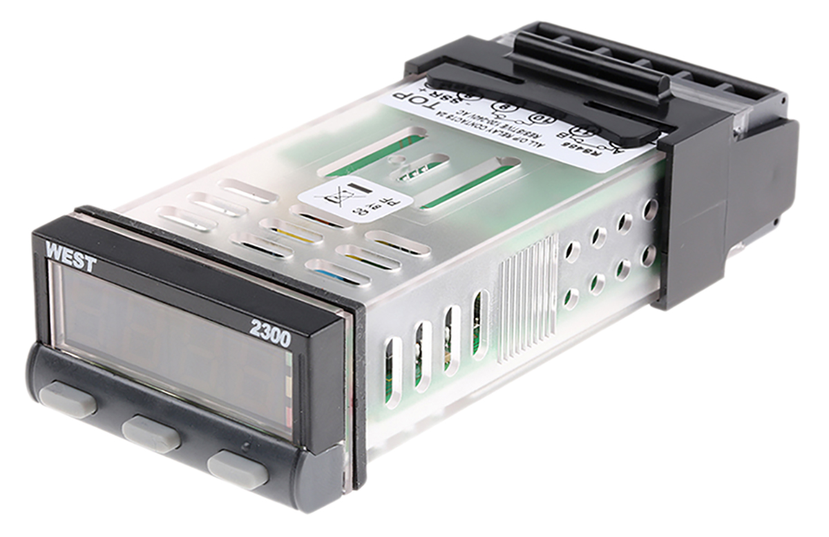 West Instruments N2300 Process Indicator, 49 x 25mm, 100 V ac, 240 V ac Supply Voltage