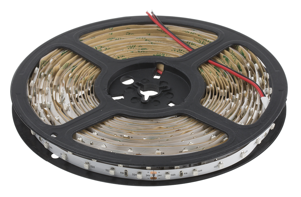 RS PRO 24V Yellow LED Strip Light, 10m Length