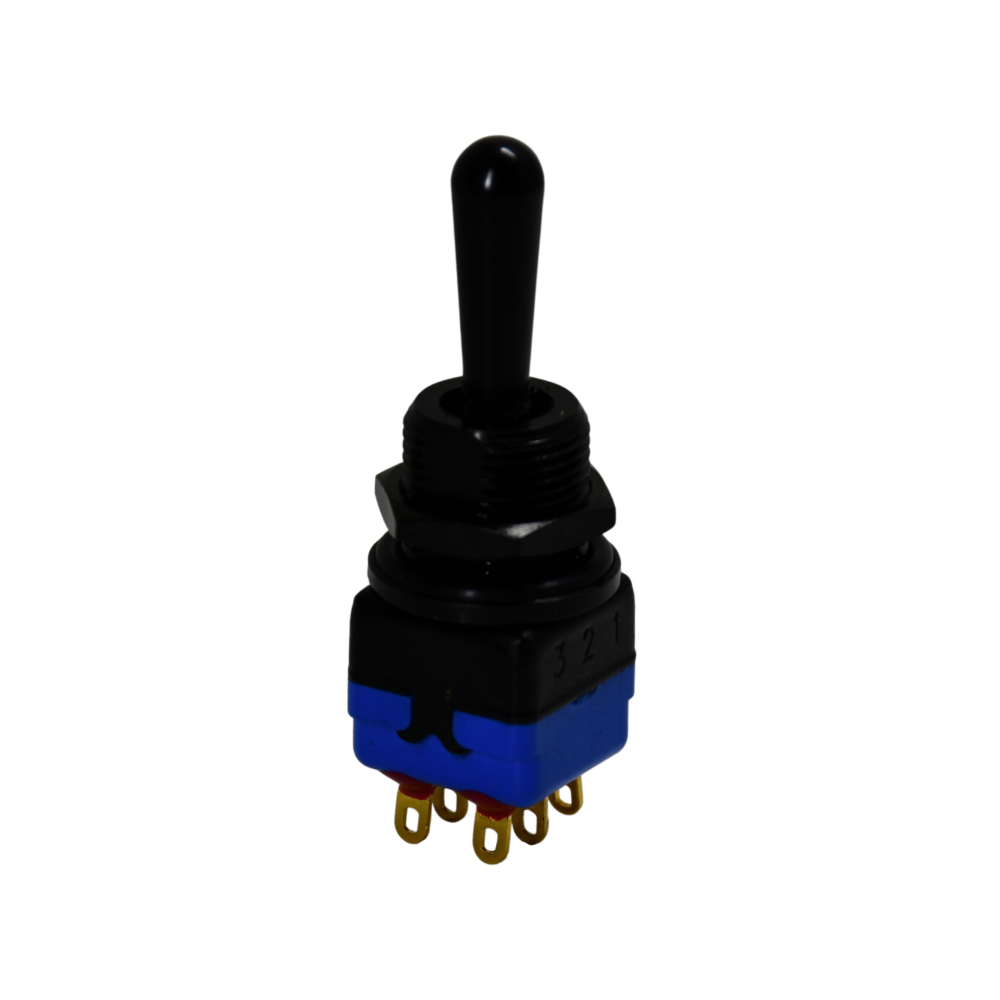 APEM Toggle Switch, Panel Mount, DPST, Solder Lug Terminal, 30V dc