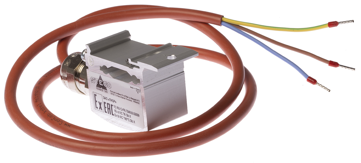 STEGO REx 011 NC Enclosure Thermostat, 1.5 V dc, 250 V ac, +25 (Maximum) °C