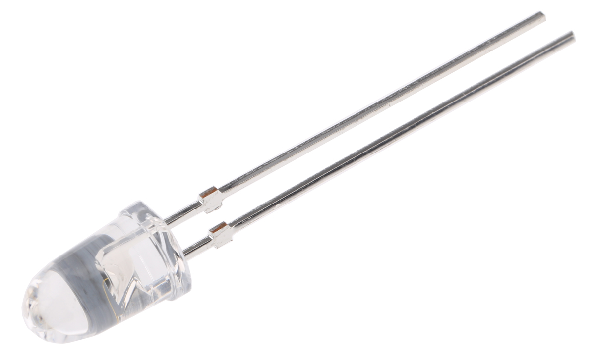 Vishay2.7 V Red LED 5mm Through Hole, TLCR5800