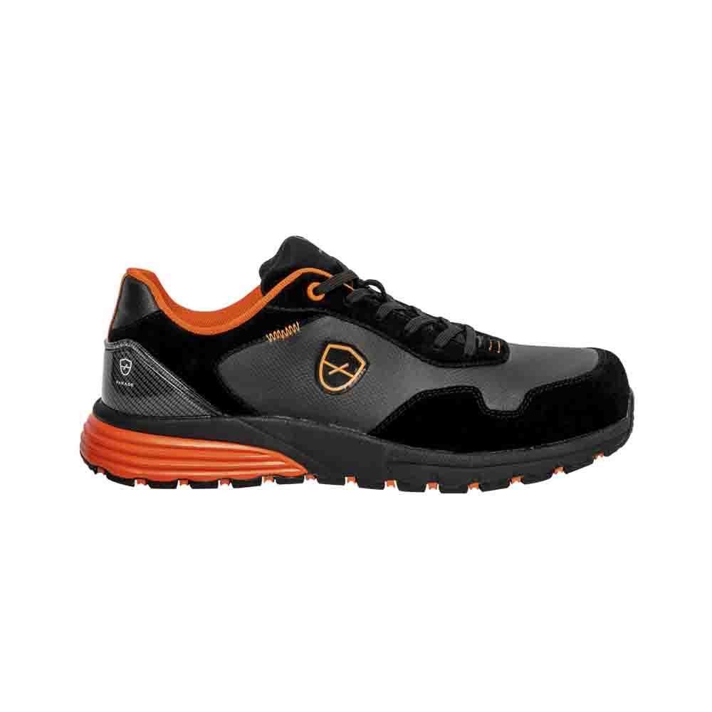 Parade Slamer Unisex Black Composite  Toe Capped Safety Trainers, UK 10.5, EU 45