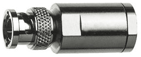Telegartner, Plug Cable Mount BNC Connector, 50Ω, Clamp Termination, Straight Body