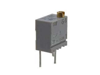 5kΩ, Through Hole Trimmer Potentiometer 0.25 W @ 85 °C Top Adjust TT ElectronicsBI, 64