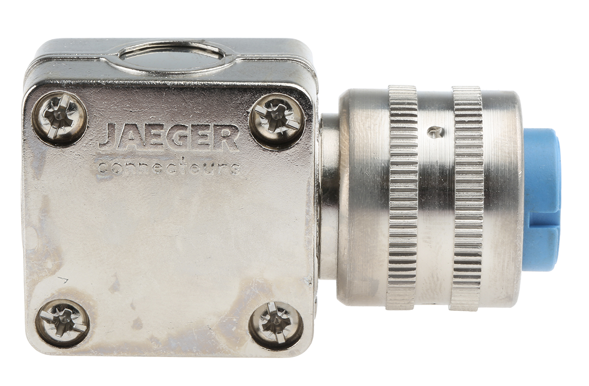 Jaeger Circular Connector, 6 Contacts, Cable, Standard Connector, Female, IP50, IP54
