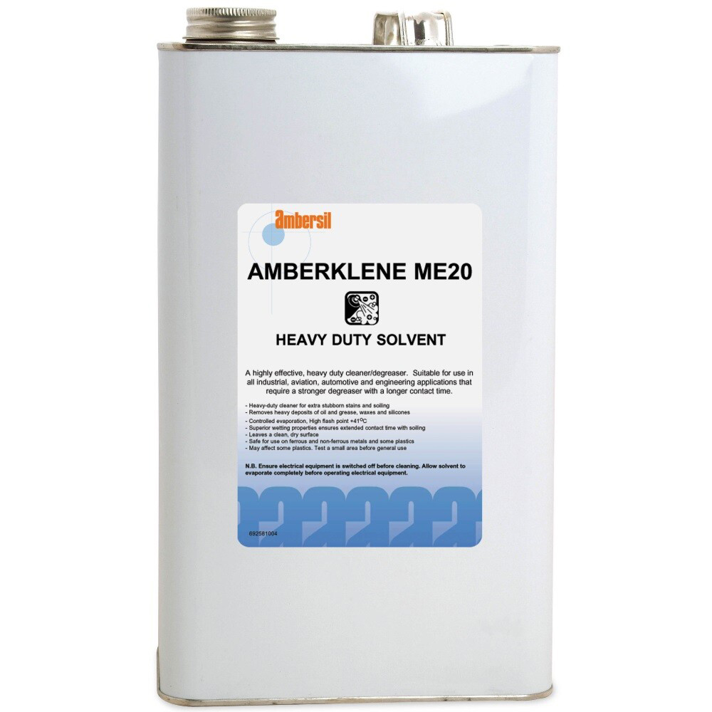 Ambersil Amberklene ME20 Solvent Based Solvent Degreaser 5 L Can