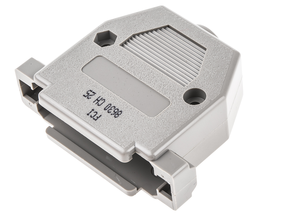 Amphenol Communications Solutions 8630CH Series Thermoplastic D Sub Backshell, 25 Way
