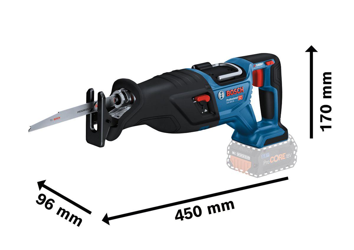 Bosch GSA 18V-28 Cordless Jigsaw, 18V