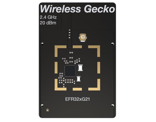 Silicon Labs EFR32xG21 Wireless Gecko 2.4 GHz +20 dBM Radio Board EFR32xG21 Wireless Development Kit 2.4GHz SLWRB4180A