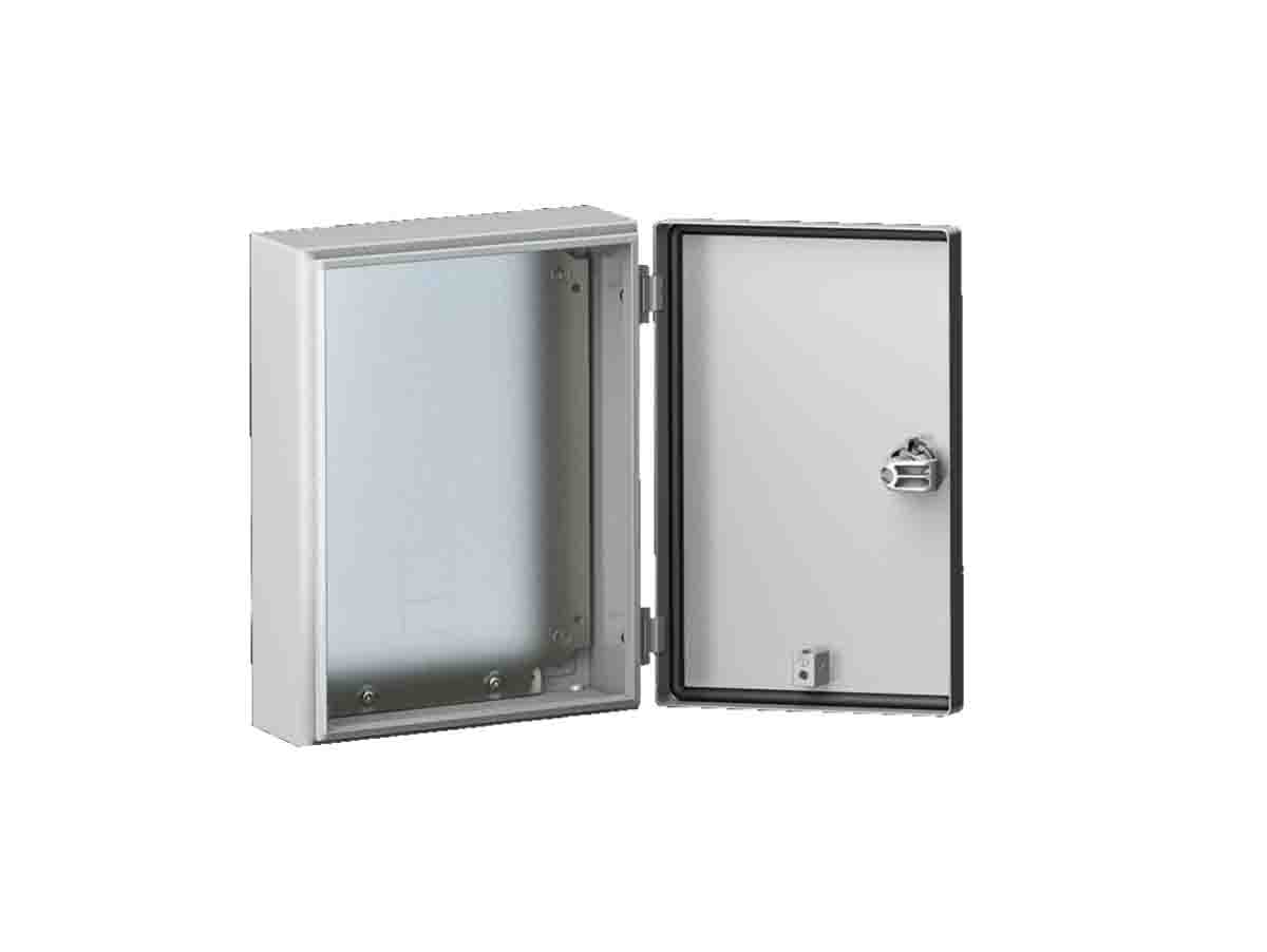 Rittal KX Series Sheet Steel Wall Box, IP66, 400 mm x 200 mm x 80mm