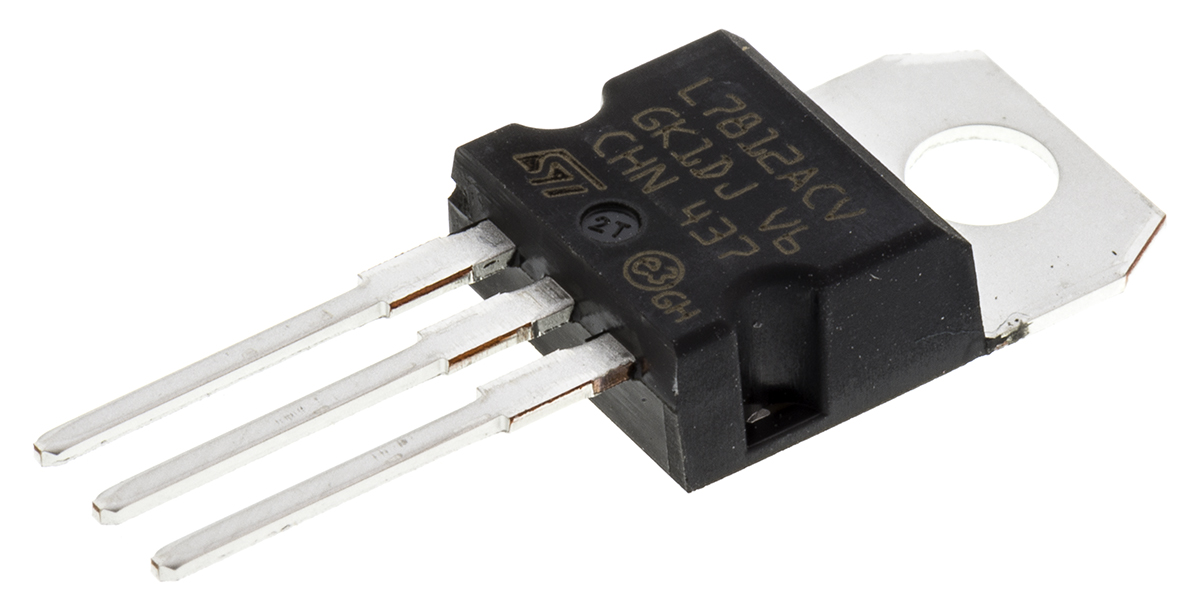 STMicroelectronics, 5-Channel Linear, Voltage Regulator, 1 A, 12 V, TO-220 3-Pin