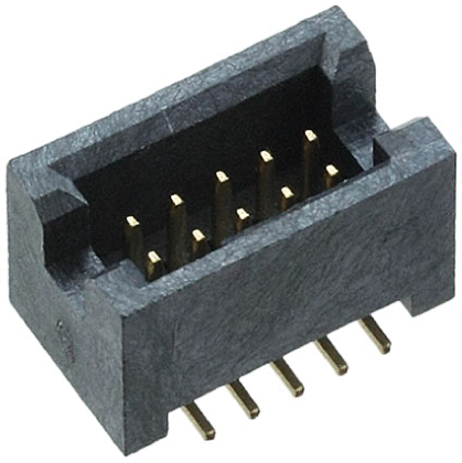HARWIN Archer M50 Series Straight Surface PCB Header, 10 Contact(s), 1.27 mm Pitch, 2 Row, Shrouded
