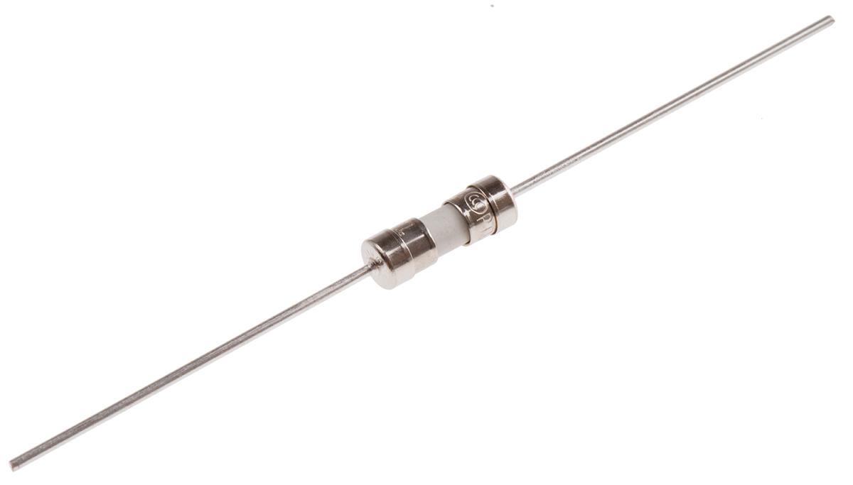 RS PRO PC Board Non Resettable Fuse 6.3A, 250V ac