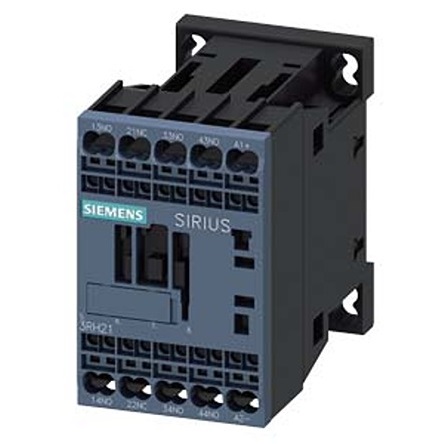 Siemens SIRIUS 3RH2 Contactor Relay, 24 - 34 V dc Coil, 4-Pole, 10 A, 3NO + 1NC, 690 V ac