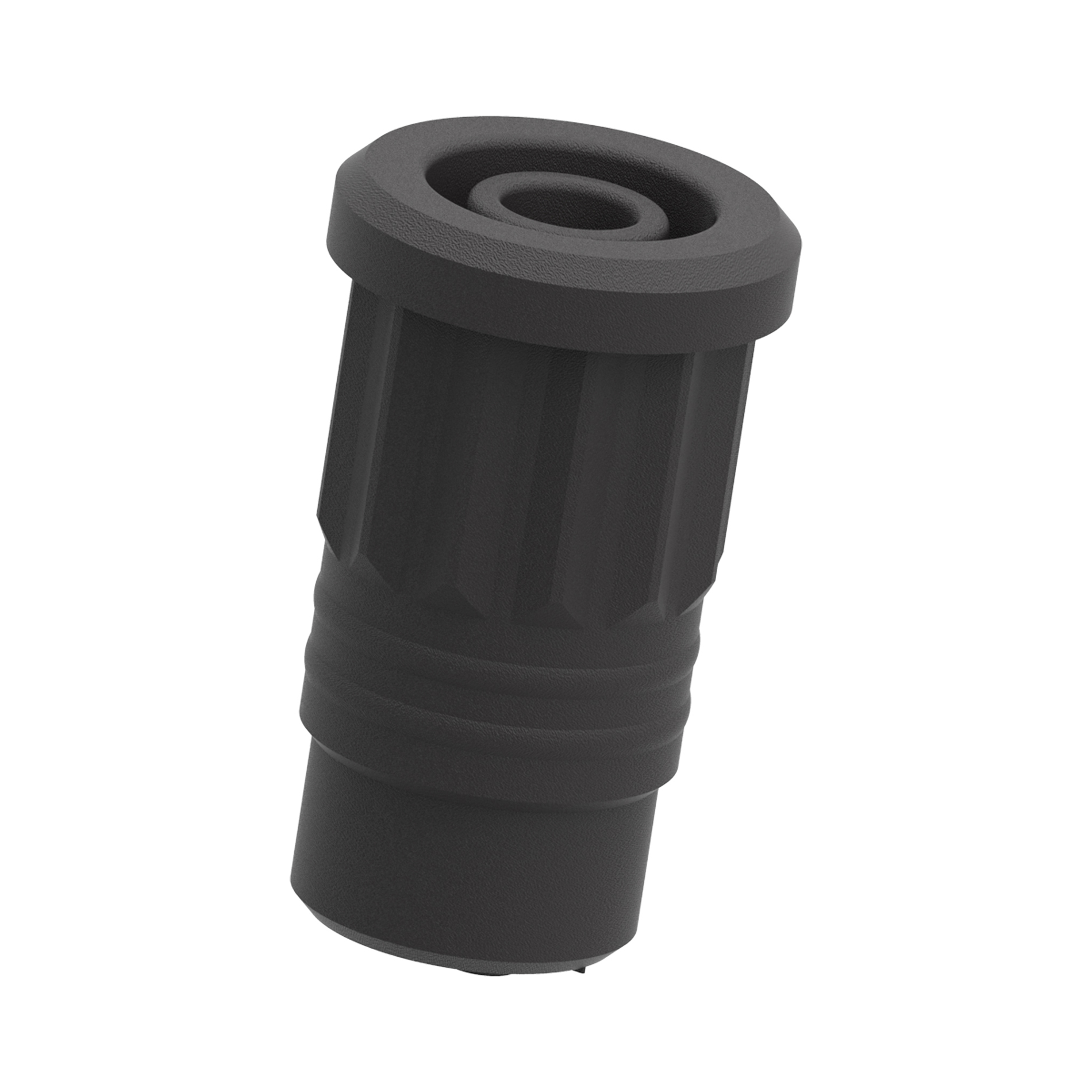 Electro PJP Black Female Banana Socket, 4 mm Connector, Press Fit Termination, 36A, 1kV, Nickel Plating