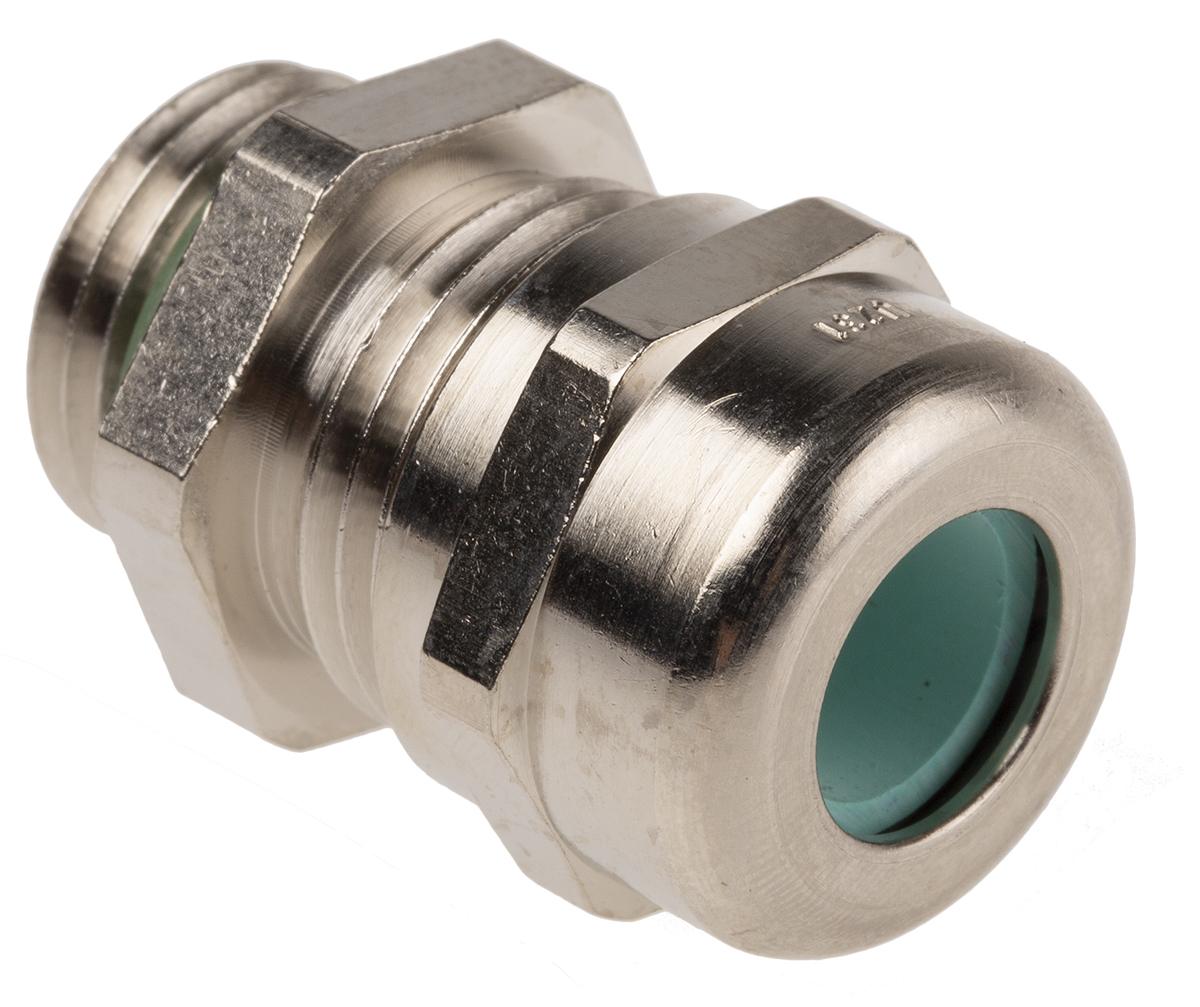 Lapp SKINTOP Series Nickel Plated Brass Cable Gland, M16 Thread, 4.5mm min., 10mm max., IP68
