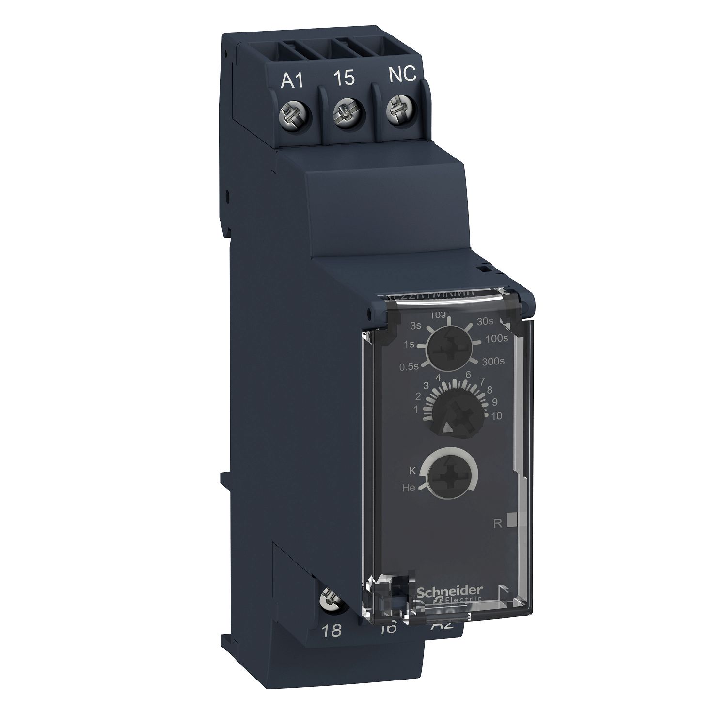 Schneider Electric Harmony Time Series DIN Rail Mount Timer Relay, 24 - 240V ac/dc, 1-Contact, 0.05 - 300s, SPDT