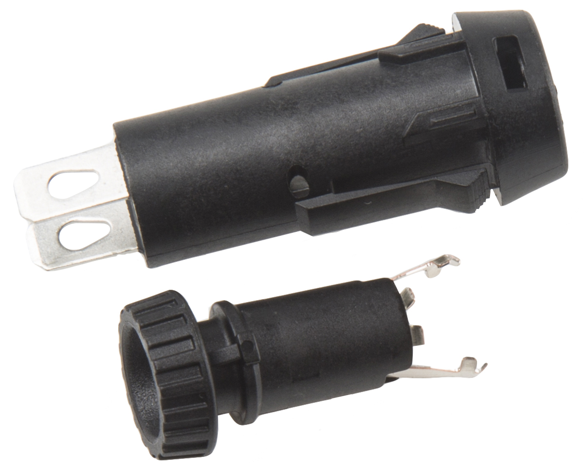 Schurter 16A Panel Mount Fuse Holder for 5 x 20mm Fuse, 1P, 250V ac