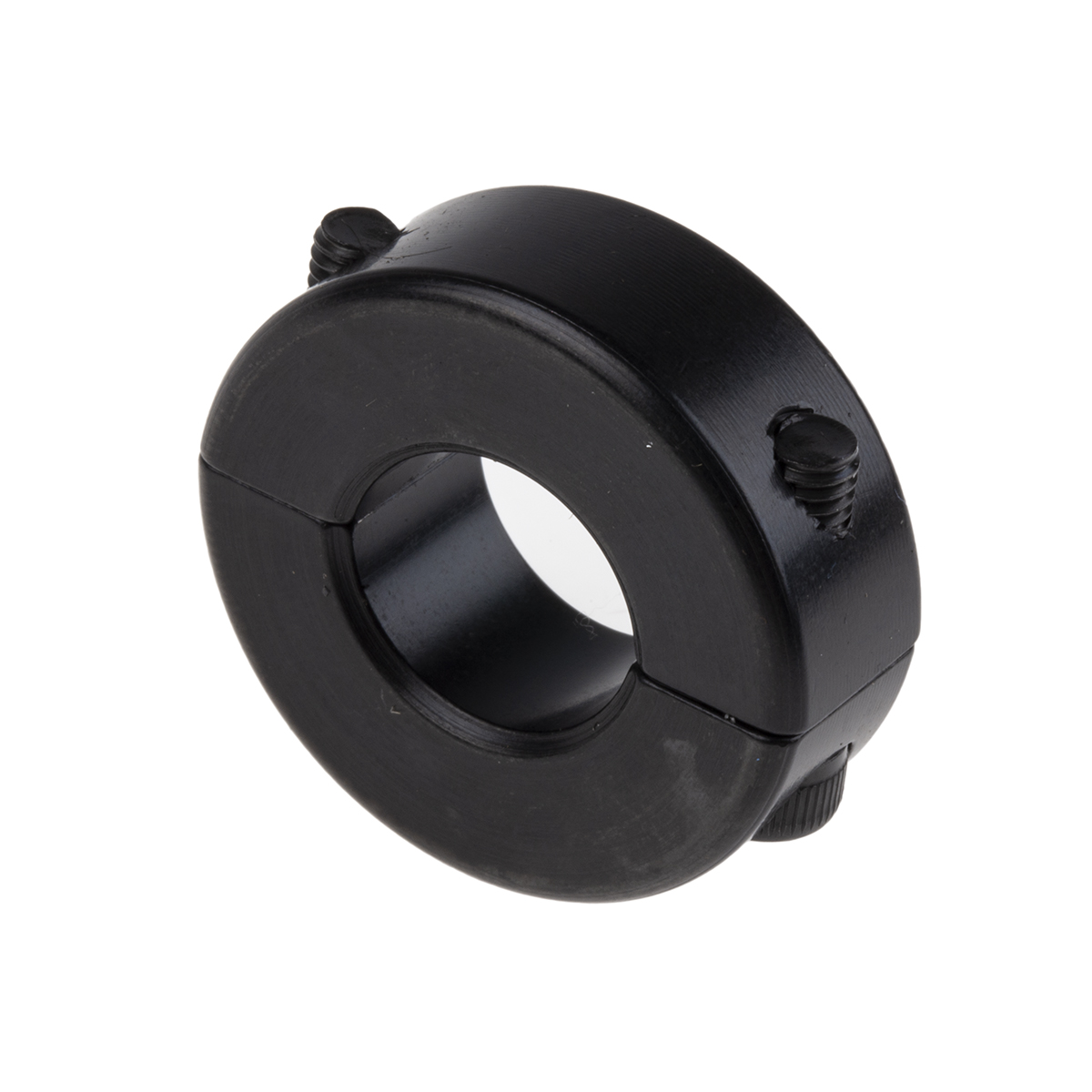 Ruland Shaft Collar, Two Piece, Clamp Screw, Bore 14mm, OD 30mm, W 11mm, Carbon Steel