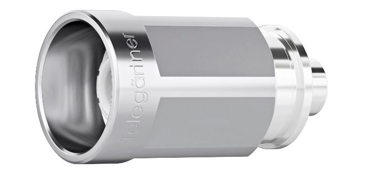 Telegartner Nex10 Series Plug Cable Mount Circular Coaxial Connector, Solder Termination, Straight Body