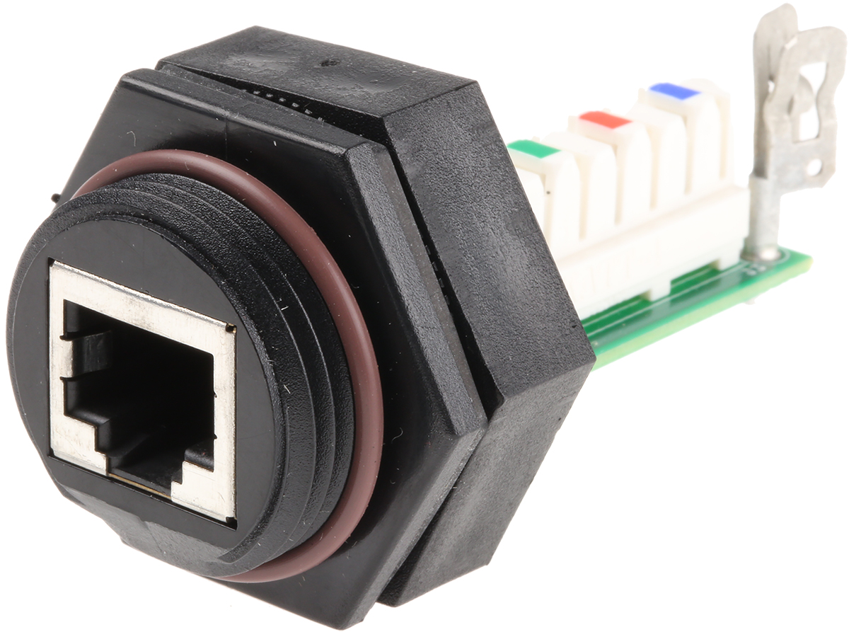 Brad from Molex ENDR Series Female RJ45 Connector, Panel Mount Straight 1 Port