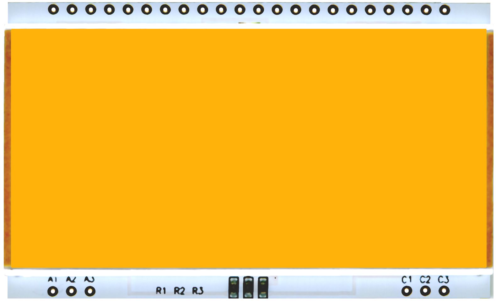 Display Visions Amber Display Backlight, LED 66 x 40mm