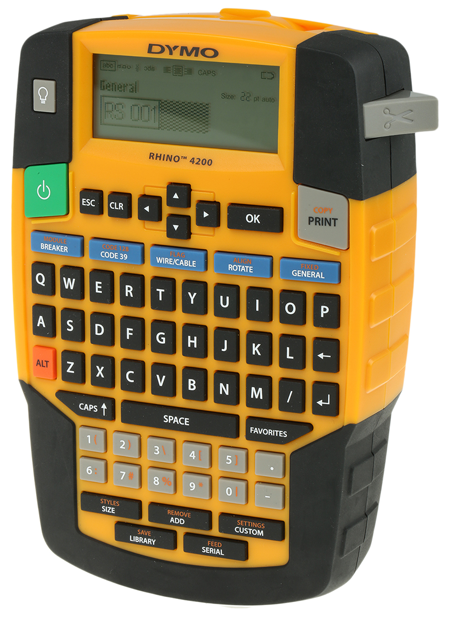 Dymo Rhino 4200 Handheld Label Printer, 19mm Max Label Width