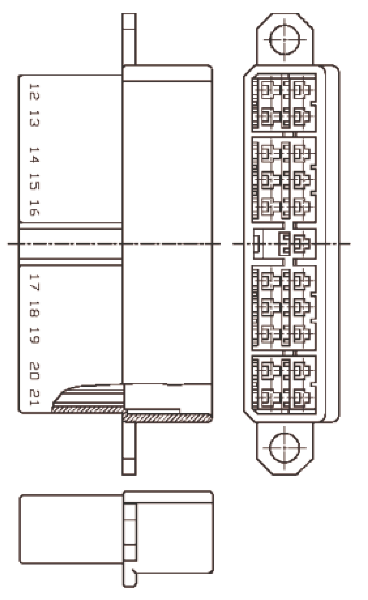 TE Connectivity, Multi-Interlock Mark II Female Connector Housing, 13 Way, 2 Row