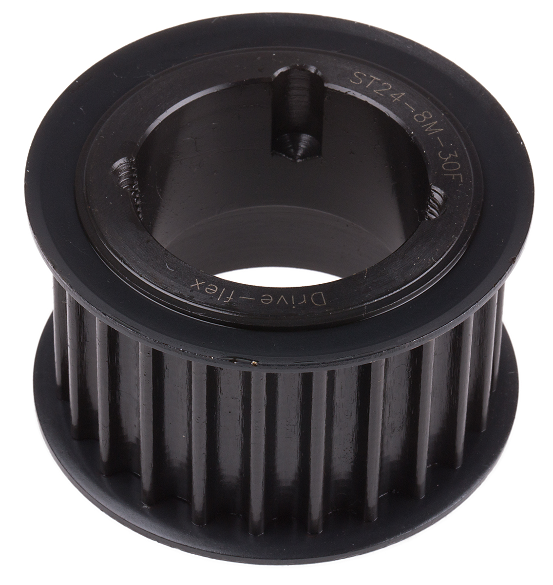 RS PRO Timing Belt Pulley, Steel 38mm Belt Width x 8mm Pitch, 24 Tooth