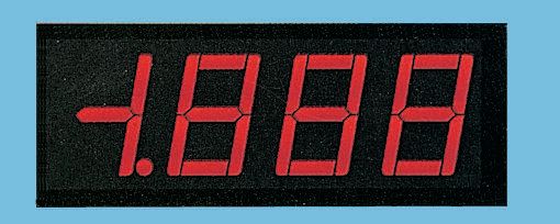 Murata Power Solutions Digital Voltmeter DC, LED Display 3.5-Digits ±2 %