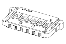 Molex Male Connector Housing, 1.5mm Pitch, 8 Way, 1 Row