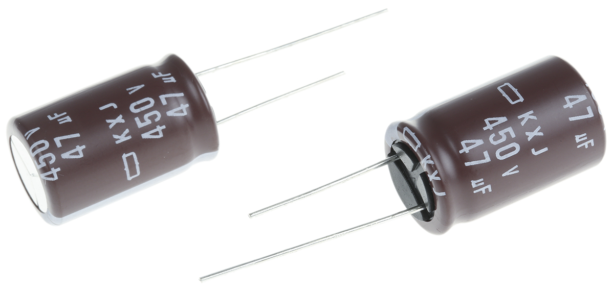 CHEMI-CON 47μF Aluminium Electrolytic Capacitor 450V dc, Radial, Through Hole - EKXJ451ELL470ML25S