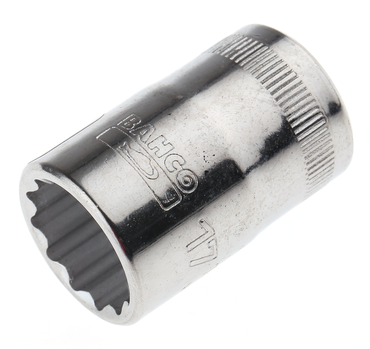 Bahco 1/2 in Drive 17mm Standard Socket, 12 point, 38 mm Overall Length