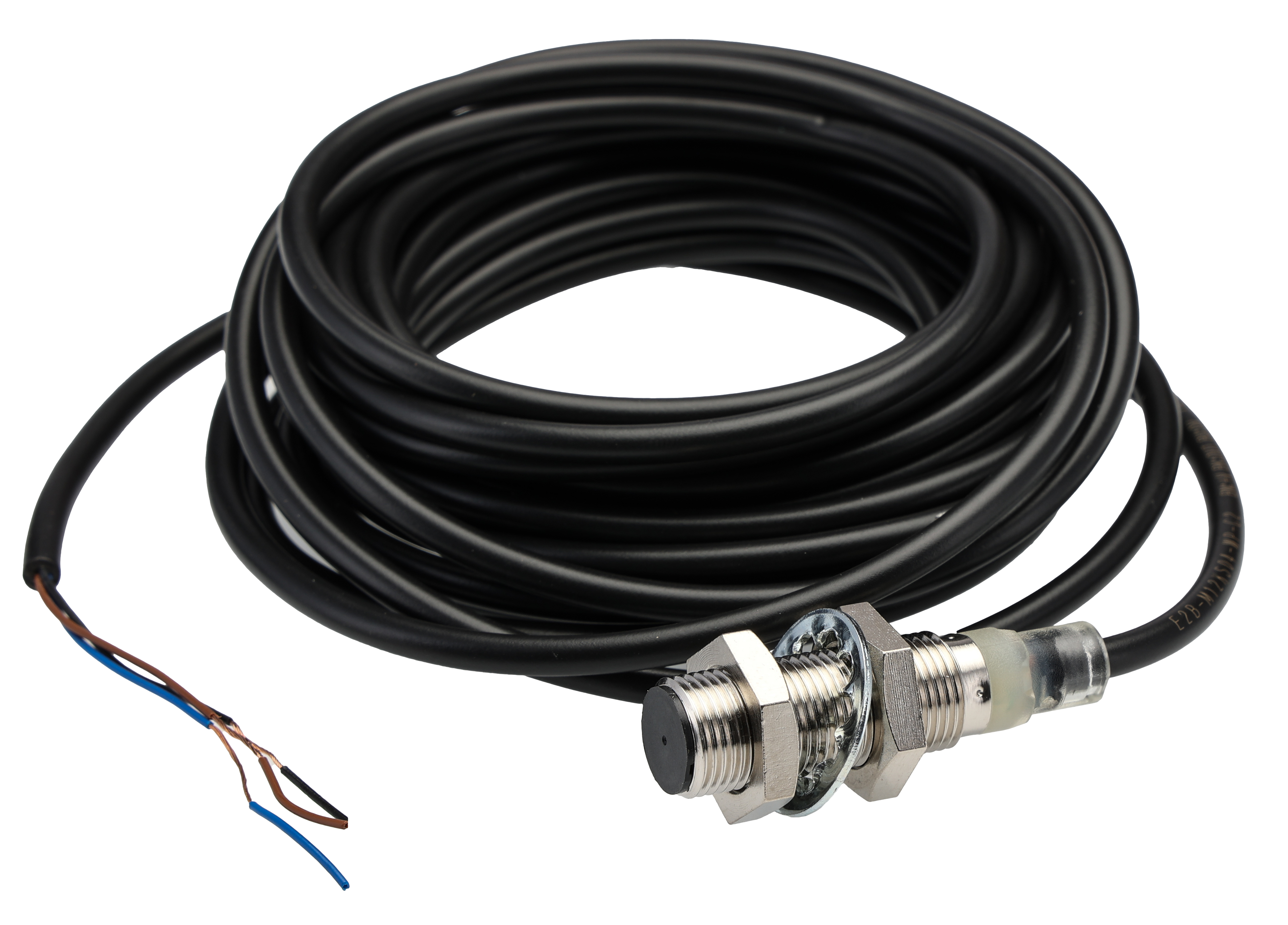Omron Inductive Threaded Barrel Proximity Sensor, M12, 4 mm Detection, NPN NC, 12 → 24 V dc