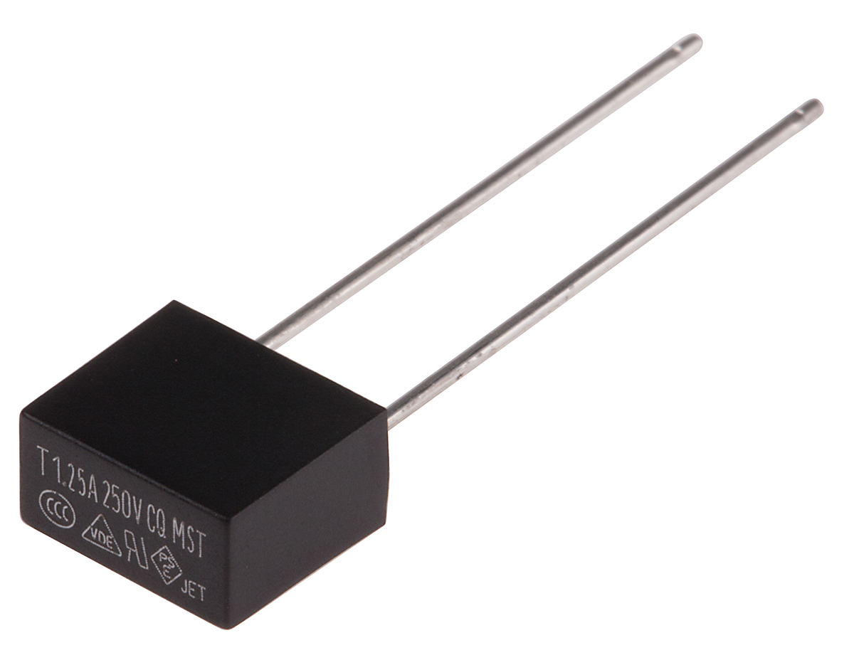 RS PRO PC Board Non Resettable Fuse, Radial 1.25A, 250V ac