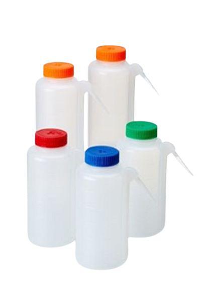 RS PRO 500ml LDPE Wide Neck Wash Bottle