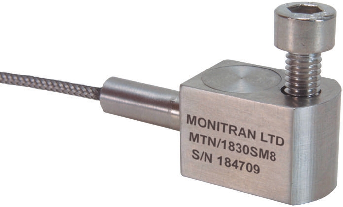 Monitran Vibration Sensor, 8 mA Max, -10°C → +140°C
