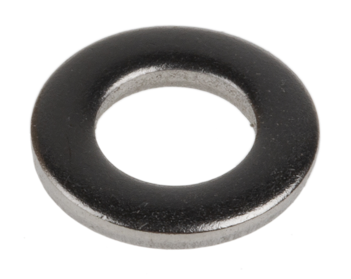 Stainless Steel Plain Washer, 1.6mm Thickness, M6 (Form A), A2 304